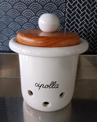 Barattolo ceramica Rometti