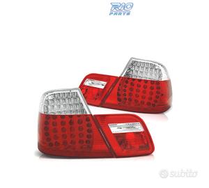 FANALI BMW E46 COUPÉ 99-03 LED ROSSO CROMATO LOOK 