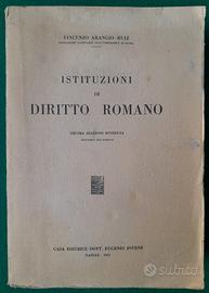Istituzioni Diritto Romano Arangio Ruiz 1951