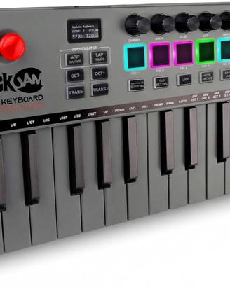 RockJam Go 25 Key USB & Bluetooth MIDI Keyboard Co