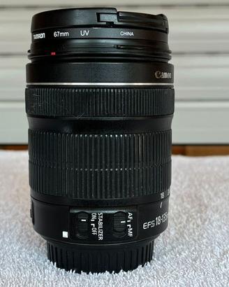 Canon obiettivo Zoom Canon EF-S 18-135 IS  STM