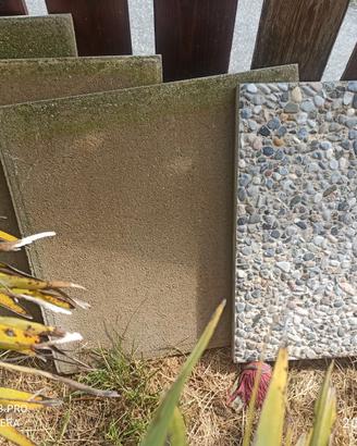 4 piastrelle per ombrellone 4x4 misura 0.50x0.50