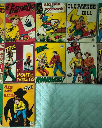 12 Fumetti di TEX dal 1964 al 1973