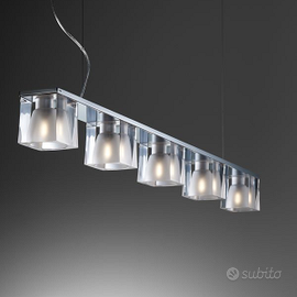 Lampadario moderno Fabbian Cubetto – Design Pamio