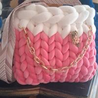 borsa marshmallow fatta a mano 