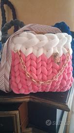 borsa marshmallow fatta a mano 