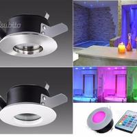 Faretto Cromoterapia da incasso LED impermeabile
