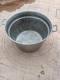 Pentolone Alluminio Gigante con Coperchio