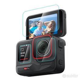 Insta360 Ace Pro vetro temperato x3 protezione