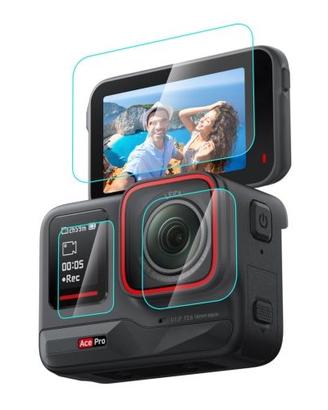 Insta360 Ace Pro vetro temperato x3 protezione