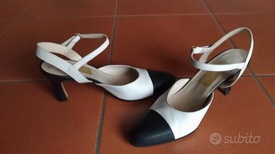 Scarpe donna vintage anni 60 sandali tacco
