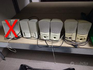 Casse audio con jack aux PC TV cellulare