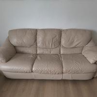 Divano in pelle vera 