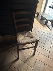 Sedie paglia stile Romagnolo
