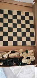 dama scacchi in plastica vintage anni '80