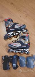 pattini il linea 36-40 Rollerblade e protezioni