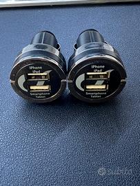 2 Caricabatteria Da Auto Cellularline Mod. CA5042