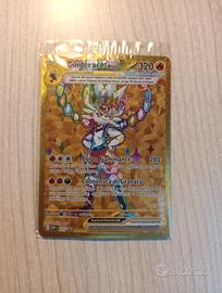 Pokemon Sealed cinderace ex SVP 163 Oro Gold Hyper