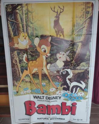 manifesto bambi originale