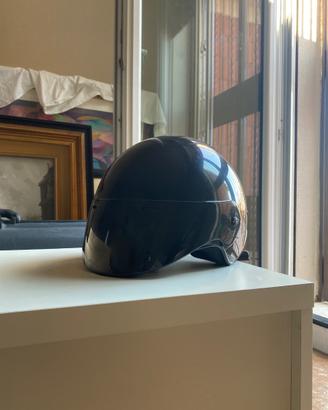 casco Jet nero lucido taglia M