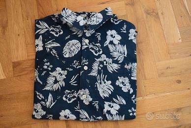 Camicia uomo Hawaiana #originale# jack & Jones#blu