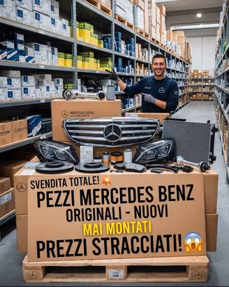 🚨 SVUOTO MAGAZZINO RICAMBI MERCEDES NUOVI🚨 
