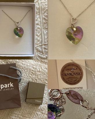 Collane nuove in argento, swarovski, silver