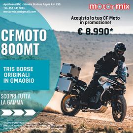 Cfmoto 800mt + set valigie + pronta consegna