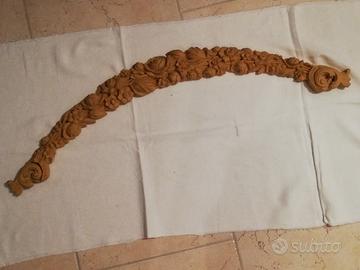 fregio in pasta di legno 