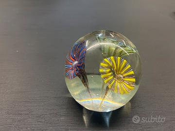 Ferma carte con fiori