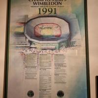 Grande Poster incorniciato Wimbledon 1991