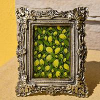 Cornice vintage mini quadro limoni
