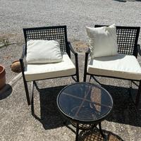 set sedie e tavolino