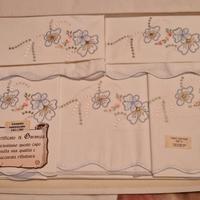 Completo matrimoniale vintag in puro cotone 100% 