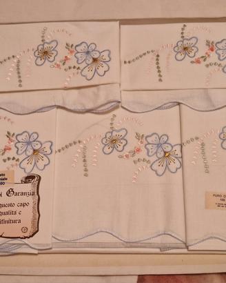 Completo matrimoniale vintag in puro cotone 100% 