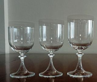 servizio di 18 bicchieri Murano Nason e Moretti 
