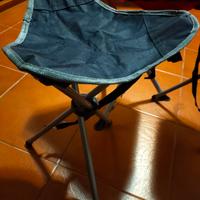 3 sgabelli da campeggio "piggy" (nuovi)