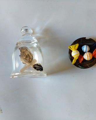 souvenir argento e vetro