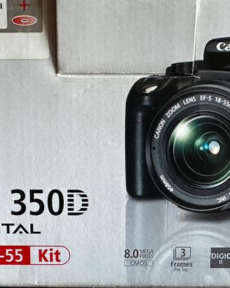 Reflex Canon 350D + 18-55 + 18-200 + Batt Pack