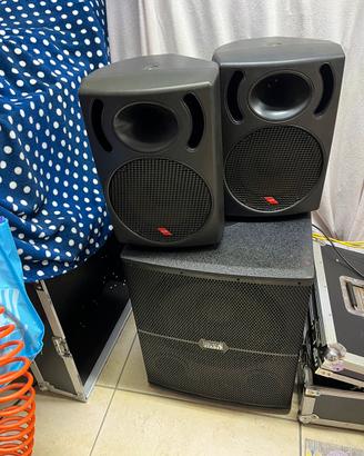 Impianto Proel 2 NEXT 8 + 2 SUB INDIAN STAGE S115A