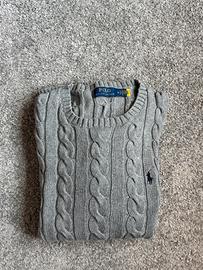 Maglione in cotone a trecce Polo Ralph Lauren