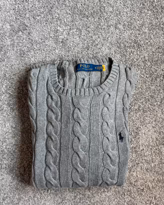 Maglione in cotone a trecce Polo Ralph Lauren