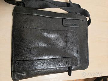Borsello tracolla pelle nero uomo marca Piquadro