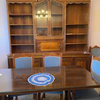 Mobile Vintage + tavolo legno n. 6 sedie