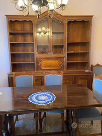 Mobile Vintage + tavolo legno n. 6 sedie