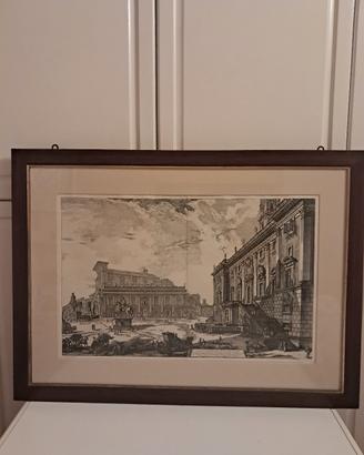 3 stampe in bianco e nero di Roma antica