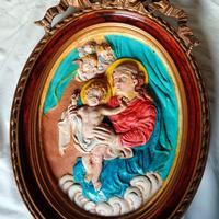 Madonna antica in gesso