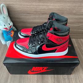 Jordan Air Jordan 1 Retro High og "Patent Bred" 36