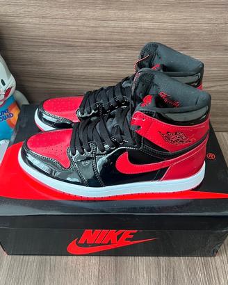 Jordan Air Jordan 1 Retro High og "Patent Bred" 36