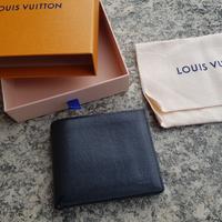 Louis Vuitton portafoglio uomo pelle nero 